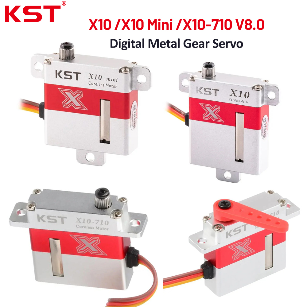 Rc Helicopter Mini - KST X10/X10 มินิ/X10-710 V8.0 เซอร์โวเกียร์โลหะดิจิตอล 7.5