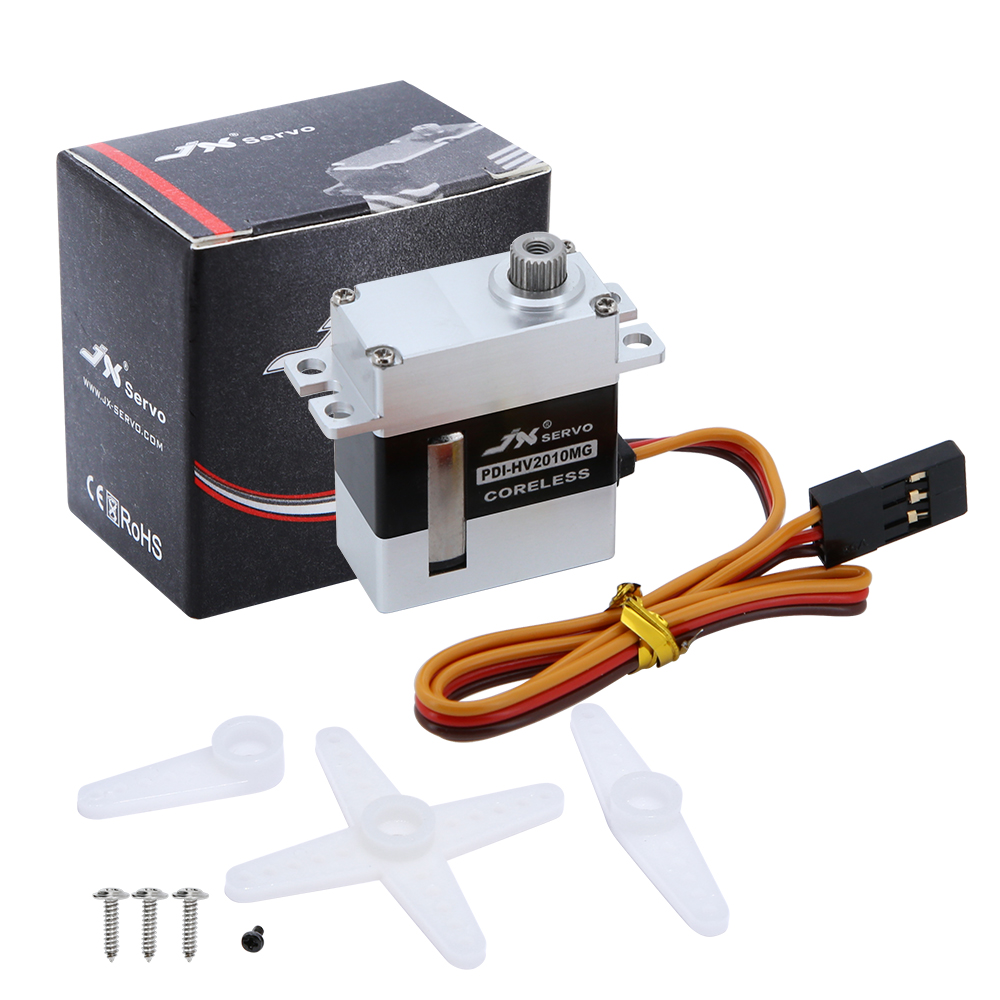 Rc Helicopter Servo - JX Servo PDI-HV2010MG 11กก.เกียร์โลหะFull CNCอลูมิเนียมCoreless HV