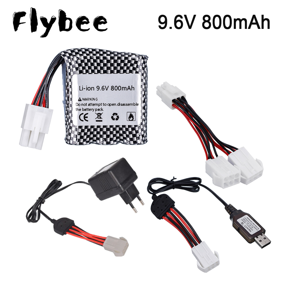 Rc Helicopter Charger - 9.6VสำหรับS911 9115 9116 S912 RCรถอะไหล่อัพเกรดแบตเตอรี่คู่ใหม่แบตเตอรี่Li-Ion 800Mah