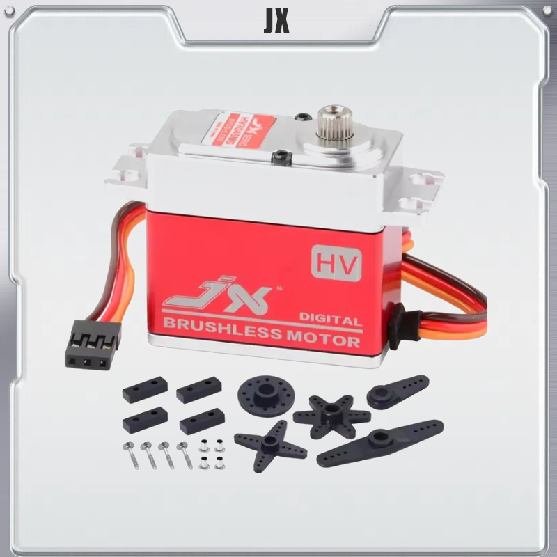 Rc Helicopter Large - มอเตอร์บรัชเลส JX Servo BLS-HV7032/7046MG แรงบิดสูง โครงสร้างโลหะเต็มรูปแบบ