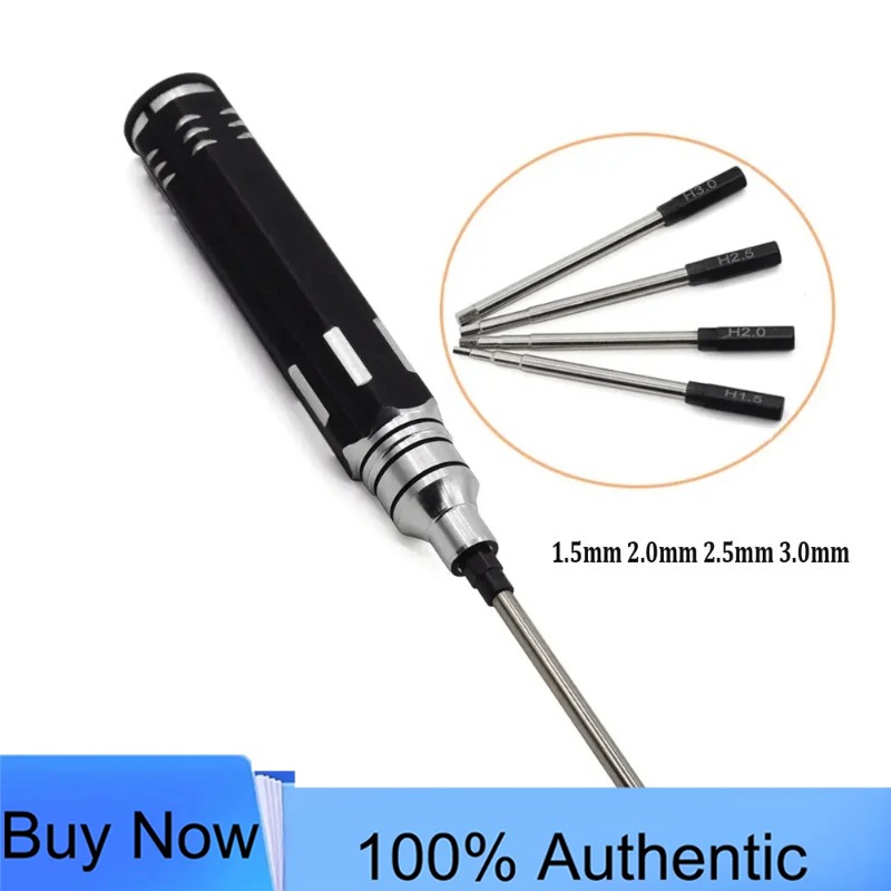 Rc Helicopter Tool Kit - ชุดไขควงหกเหลี่ยม 4-in-1 ขนาด 1.5-4.0 มม. รูปตัว