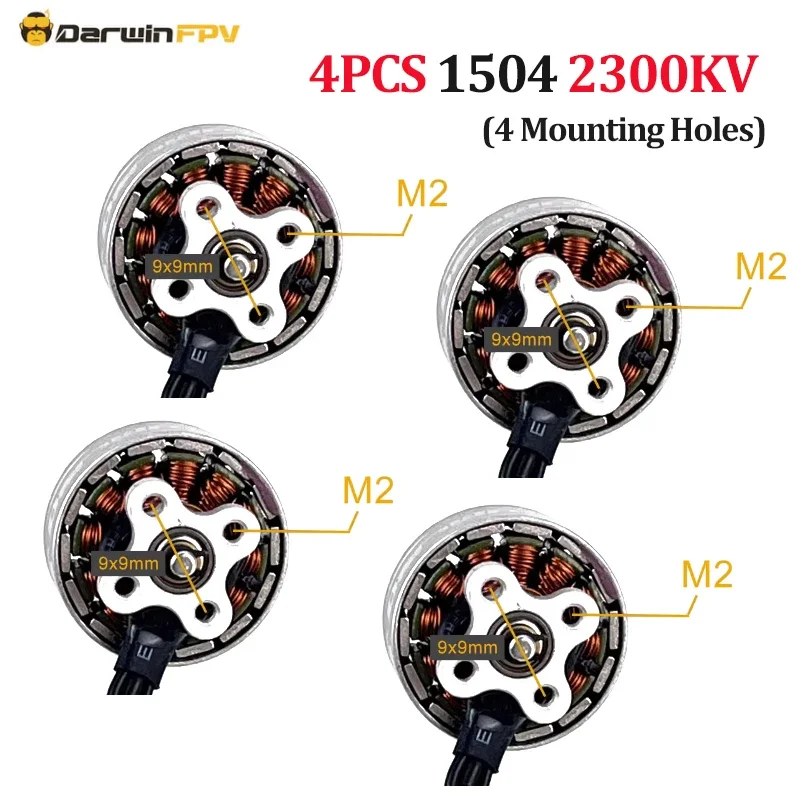 Rc Helicopter Bag - DarwinFPV 1504 2300KV 3600KV 3800KV มอเตอร์ไร้บลัช