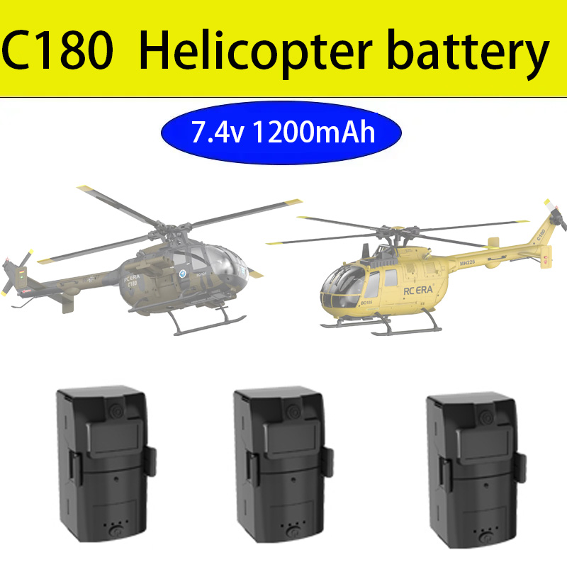 Rc Helicopter Coaxial - แบตเตอรี่เฮลิคอปเตอร์ RC ERA C180 7.4V 1200mah