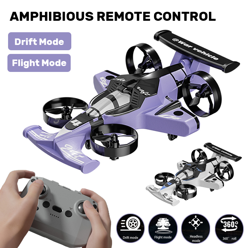Rc Helicopter Case - CZ04 รถบังคับวิทยุแบบสะเทินน้ำสะเทินบก รถดริฟท์บังคับวิทยุ 360 ° โหมดโรลแบบไร้หัว