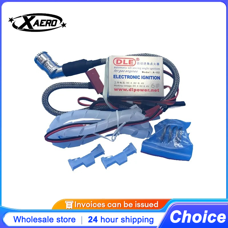 Rc Helicopter Gas - DLE20RA/35RA โมดูลจุดระเบิด 6 # หัวเทียนแรงดันสูง Igniter