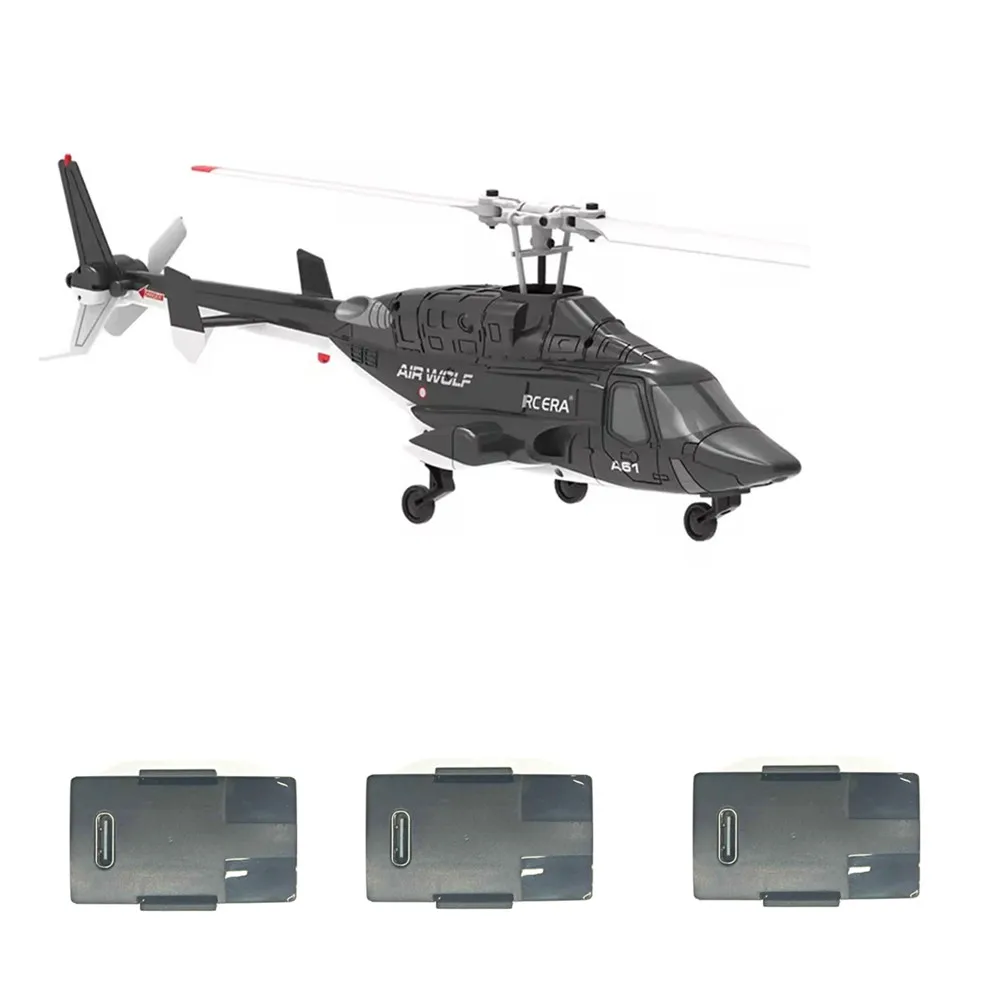 Rc Helicopter Nitro - RC ERA A61 มินิแอร์วูล์ฟแบตเตอรี่ลิโพ 3.7V 220