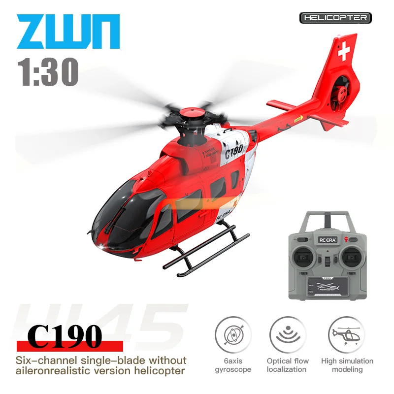 Rc Helicopter Gyro - เฮลิคอปเตอร์บังคับวิทยุ C190 RC 2.4G 6-Axis Gyroscope