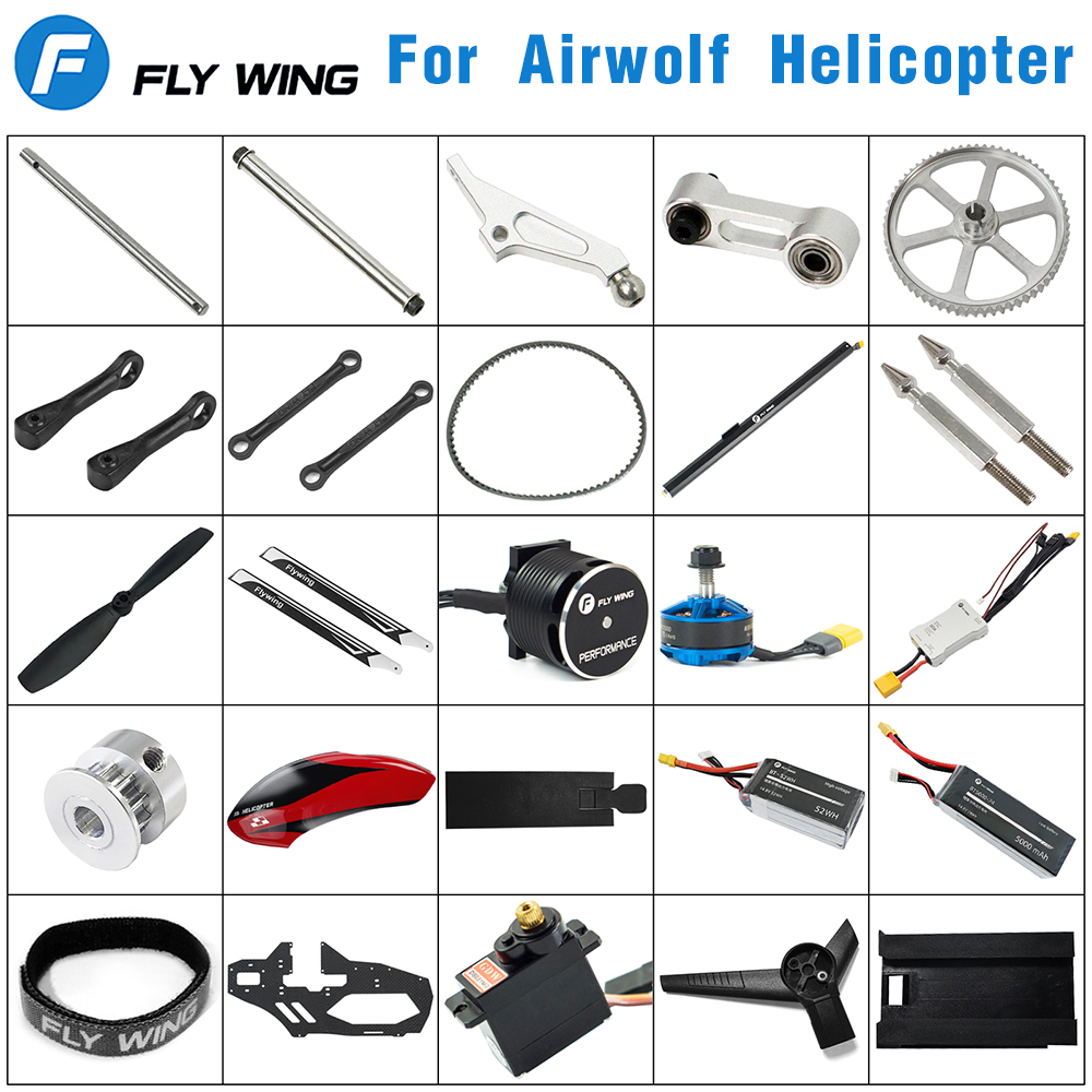 Rc Helicopter Nitro - Fly Wing Airwolf RC เฮลิคอปเตอร์อะไหล่ Drone