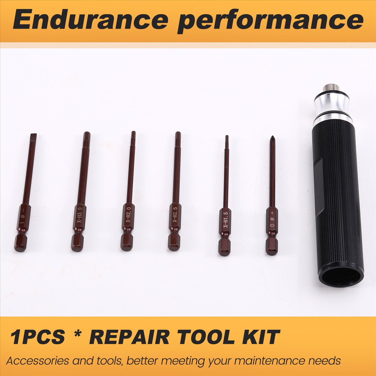 Rc Helicopter Tool Kit - ชุดเครื่องมือซ่อม ABJX 6-in-1 ไขควงหกเหลี่ยม ขนาด 1.5/2.0/2.5/3.0
