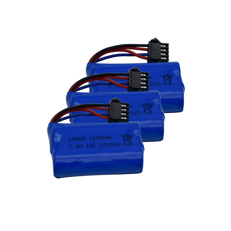 7.4V 1400mAh 14500 แบตเตอรี่ลิ - Rc Helicopter Charger บทวิจารณ์และราคา