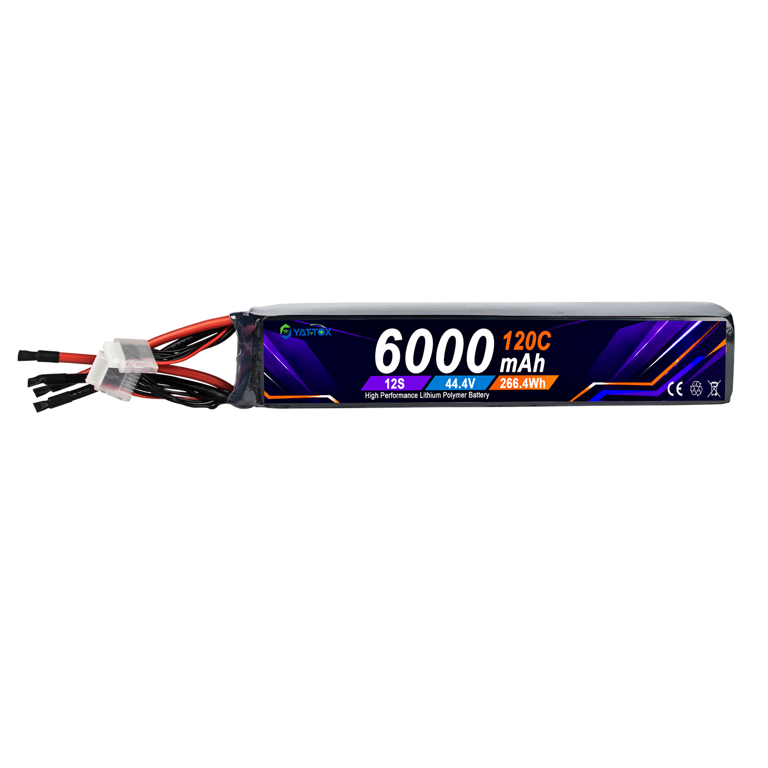 แบตเตอรี่ Yattox 12S 6000mAh 1 - Rc Helicopter Large บทวิจารณ์และราคา