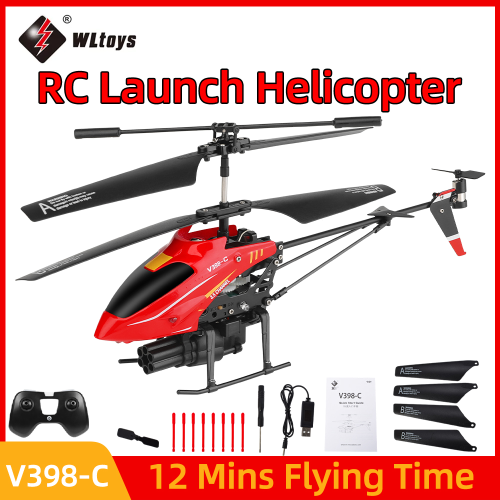 Wltoys RC เฮลิคอปเตอร์ V398-C  - Rc Helicopter Gyro บทวิจารณ์และราคา