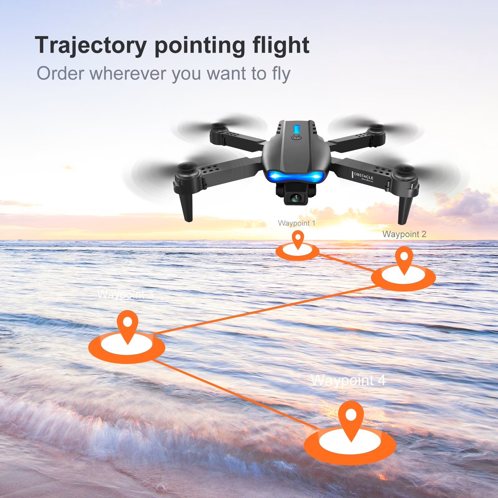 โดรนพับได้รุ่น E88PRO MAX ปี 2 - Rc Helicopter Case บทวิจารณ์และราคา
