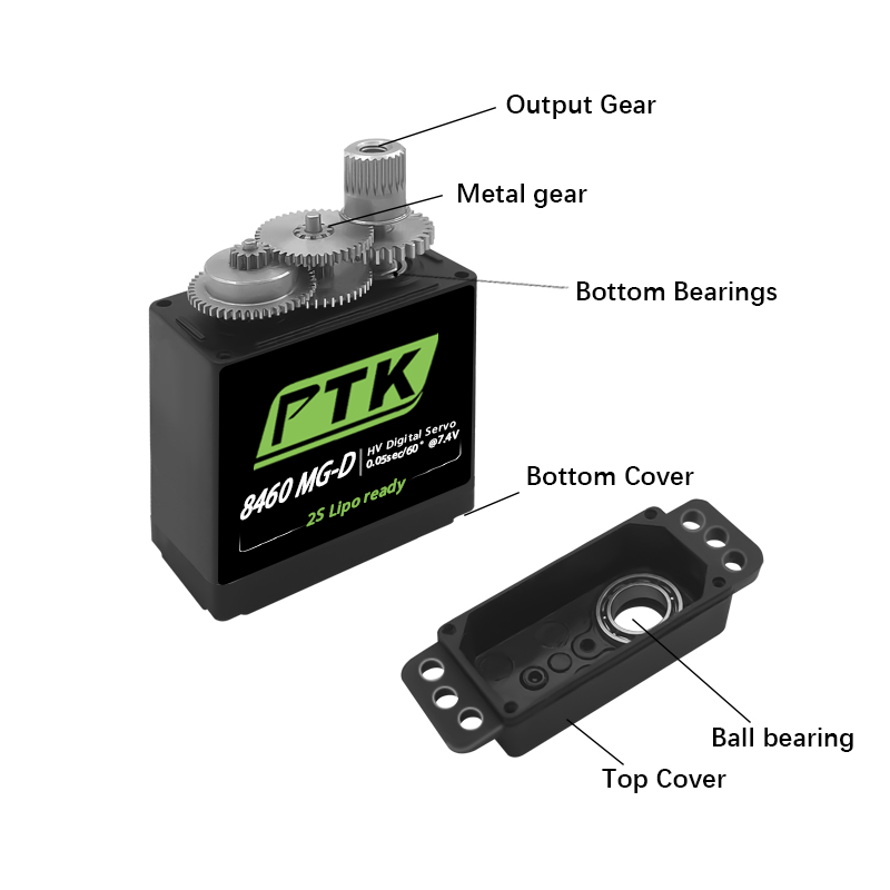 PTK 8460 MG-D9g เซอร์โวดิจิตอล - Rc Helicopter Servo บทวิจารณ์และราคา