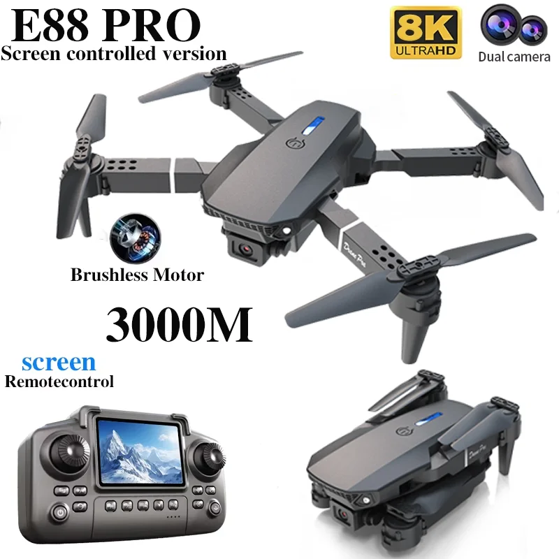 Professional E88 PRO Drone หน้ - Rc Helicopter Case บทวิจารณ์และราคา