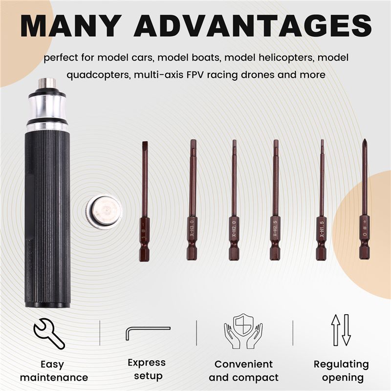 ชุดเครื่องมือซ่อม AEE7-6-In-1  - Rc Helicopter Tool Kit บทวิจารณ์และราคา