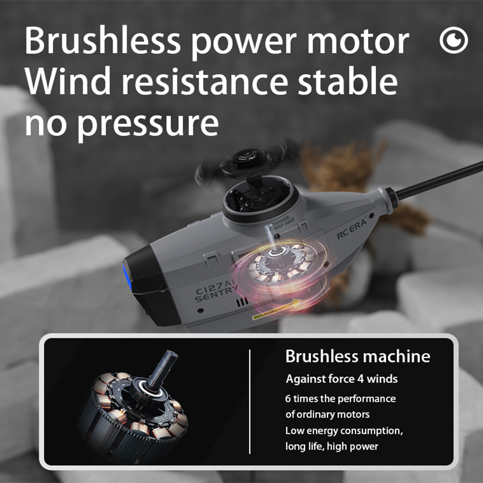 RC ERA C127 AI มินิบรัชเลส FPV - Rc Helicopter Single Rotor บทวิจารณ์และราคา