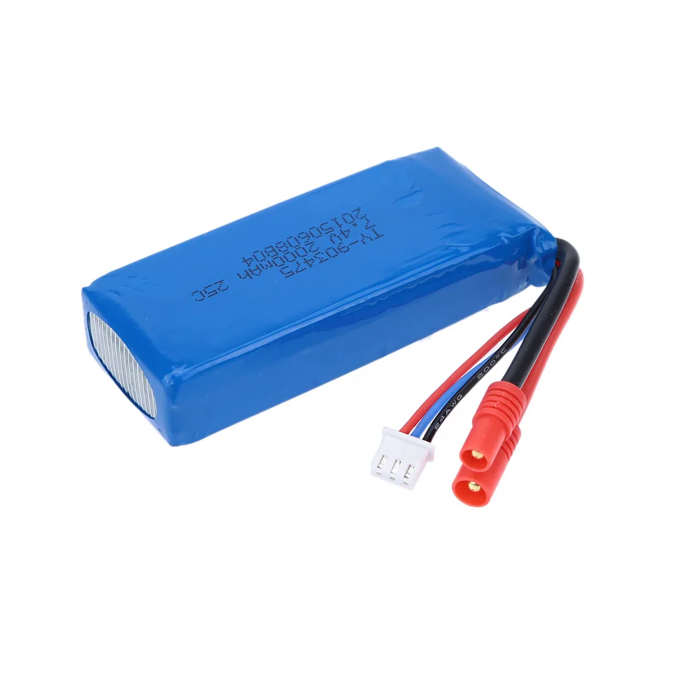 7.4V 2000MAh แบตเตอรี่ (ขั้วต่ - Rc Helicopter Coaxial บทวิจารณ์และราคา