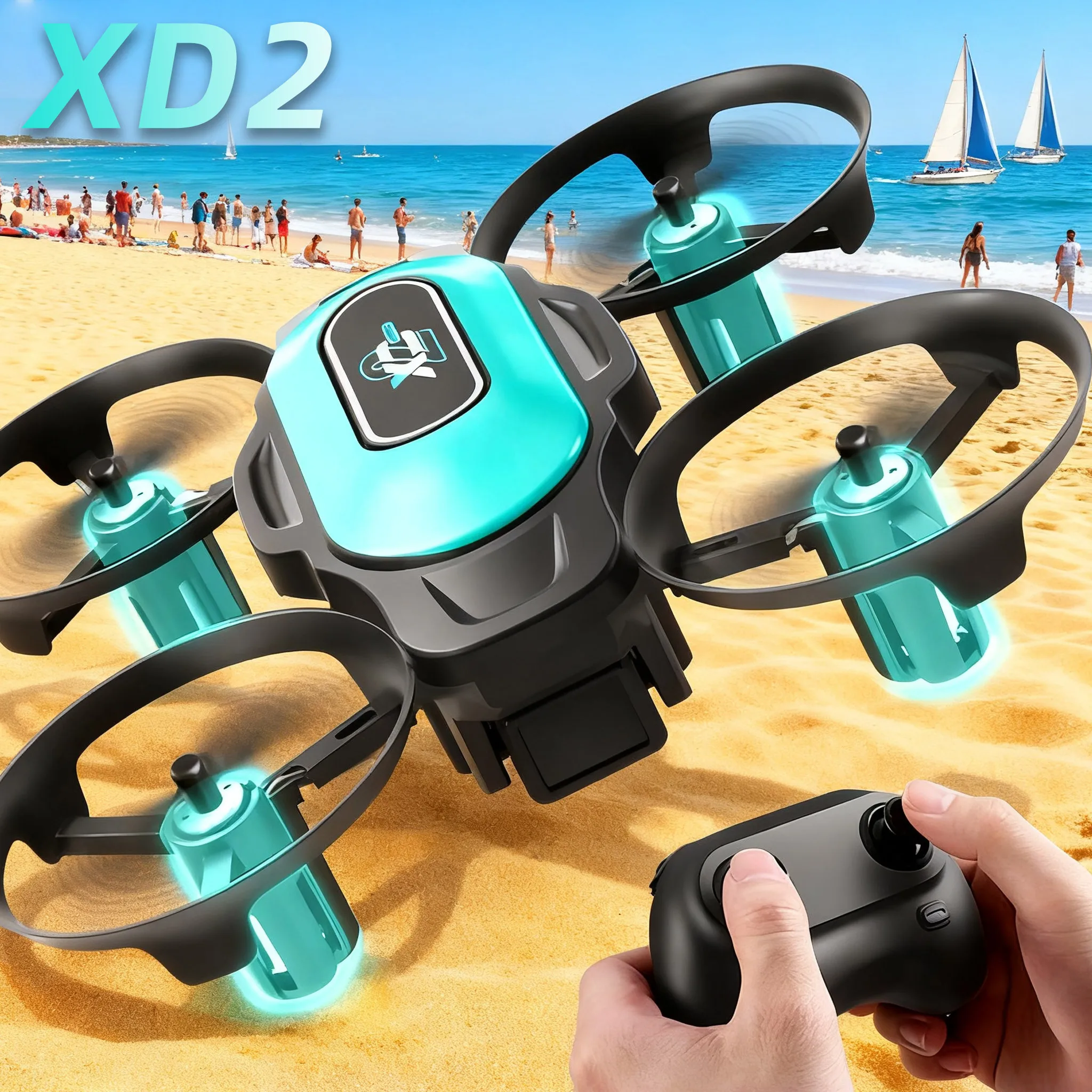 โดรนขนาดเล็ก XD2, 360 °   การพ - Rc Helicopter Case บทวิจารณ์และราคา