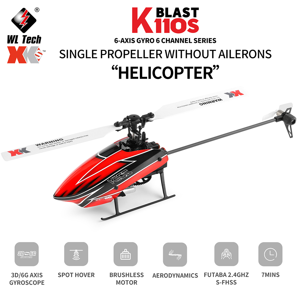 Wltoys XK โดรน K110S 3D 6CH 6G - Rc Helicopter Large บทวิจารณ์และราคา