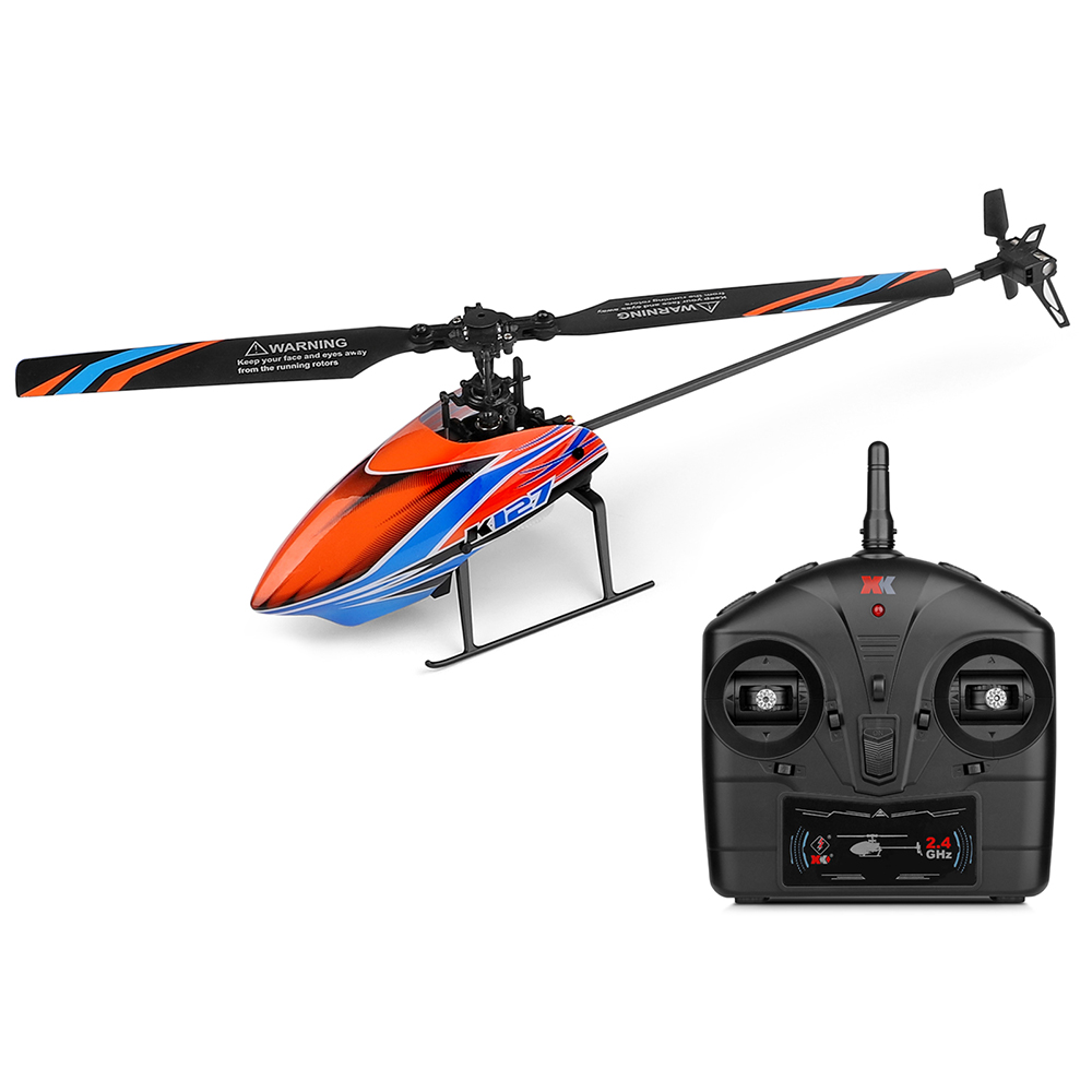 WLtoys XK K127 2.4G 4CH 6-Aixs - Rc Helicopter Single Rotor บทวิจารณ์และราคา