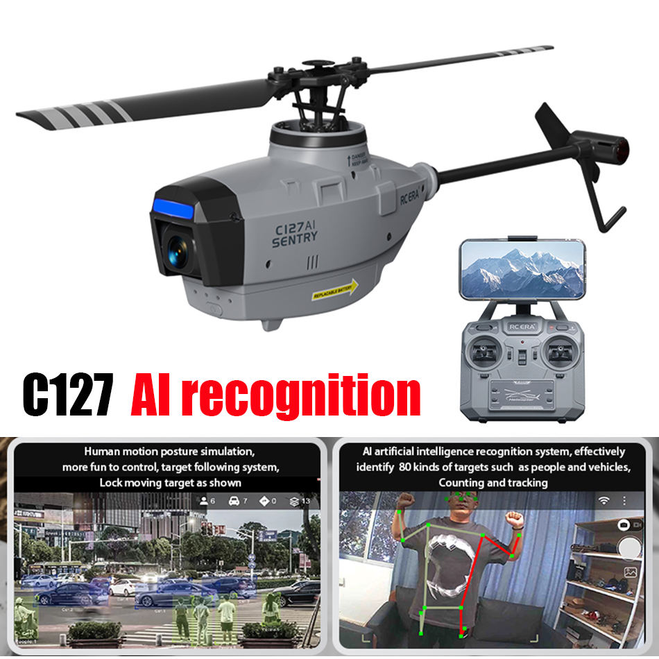 RC ERA C127 AI Sentry Mini Bru - Rc Helicopter Single Rotor บทวิจารณ์และราคา