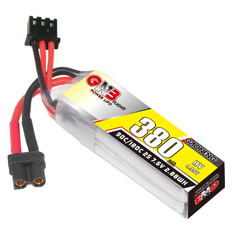 GNB 2S 7.6V 380mAh 90C/180C แบ - Rc Helicopter Parts บทวิจารณ์และราคา