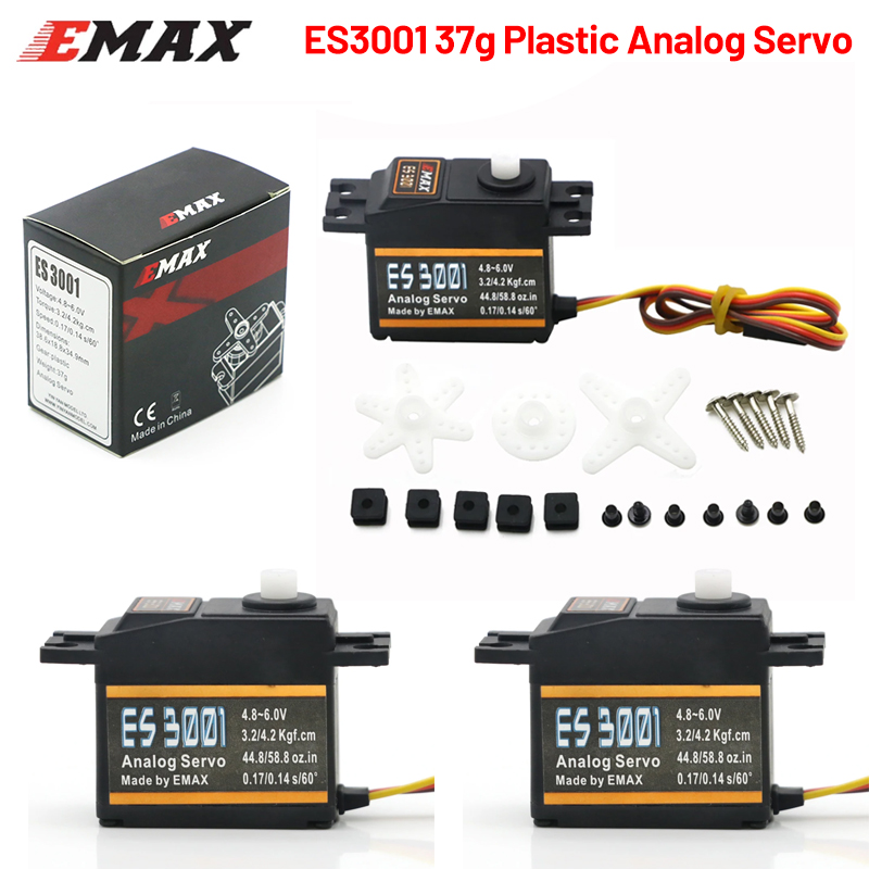 1/4PCS EMAX ES3001 4.8-6.0V 37 - Rc Helicopter Servo บทวิจารณ์และราคา