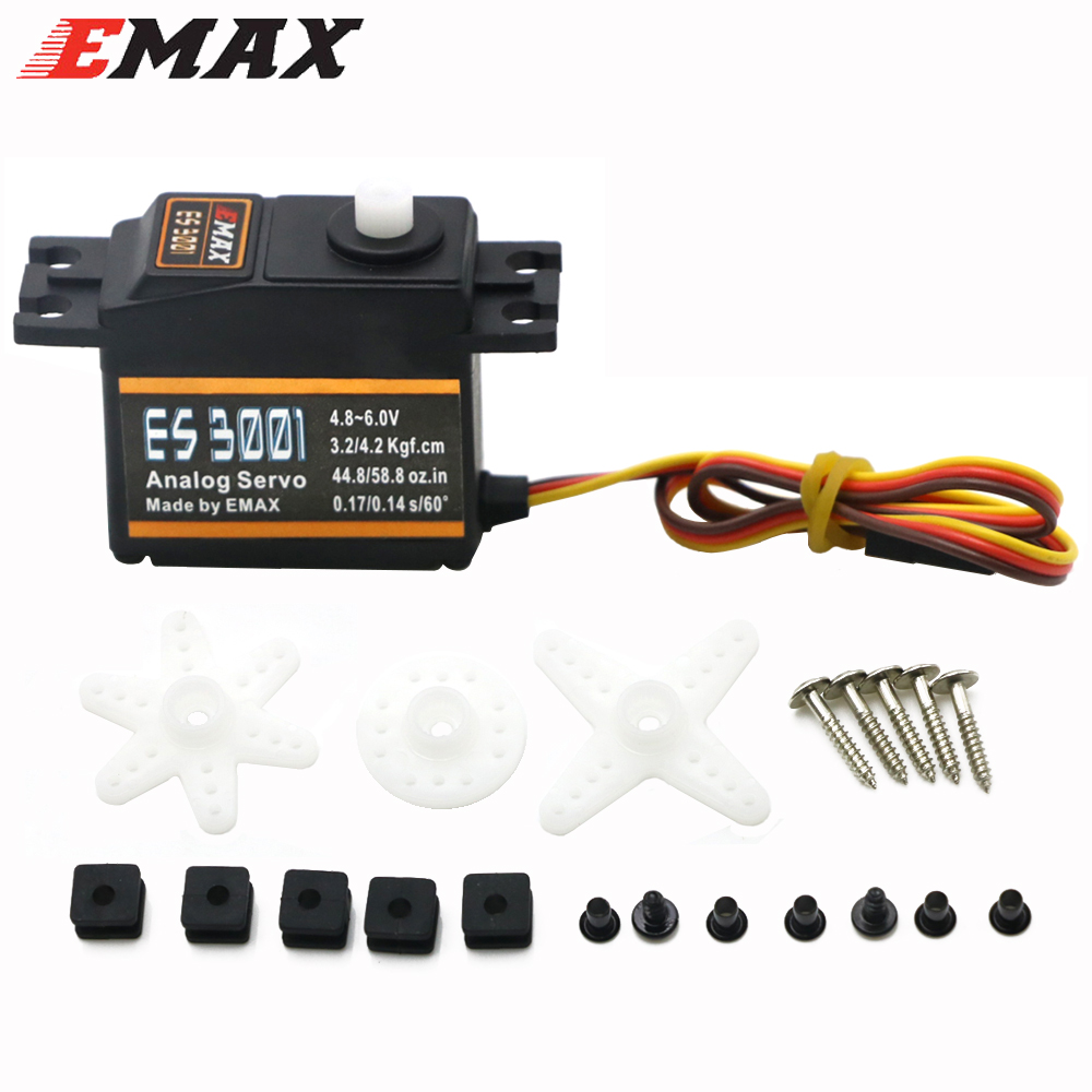 1/4PCS EMAX ES3001 4.8-6.0V 37 - Rc Helicopter Servo บทวิจารณ์และราคา