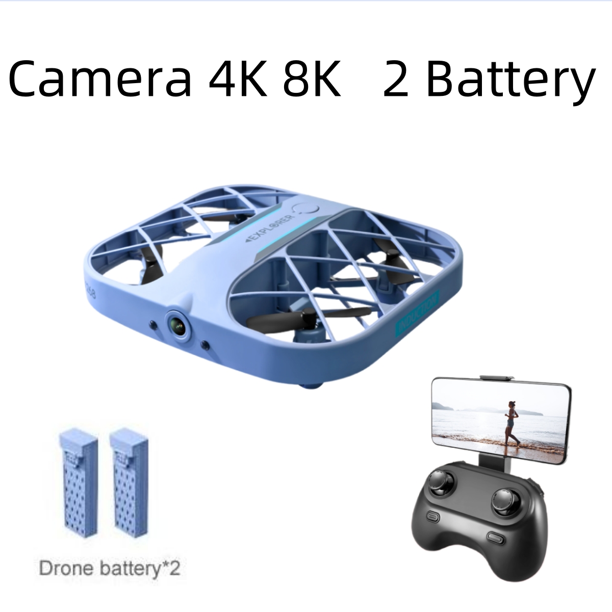 JJRC H107 FPV RC Drone 2 แบตเต - Rc Helicopter Case บทวิจารณ์และราคา